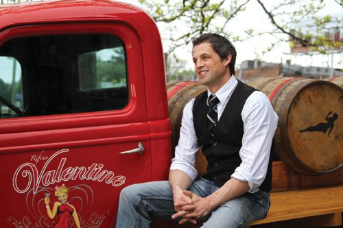 Rifino Valentine, owner of Ferndale, Mich.-based Valentine Distilling Co., is also acting president of Michigan Distillers Guild. Photo by David Lewinski