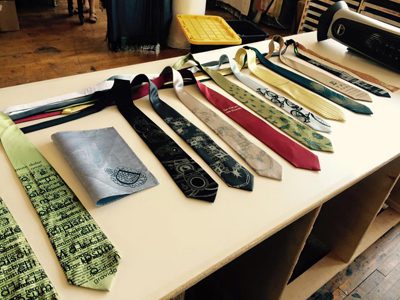 Tie One On: Cyberoptix Blends Art and Imagination in Its Lofty Space