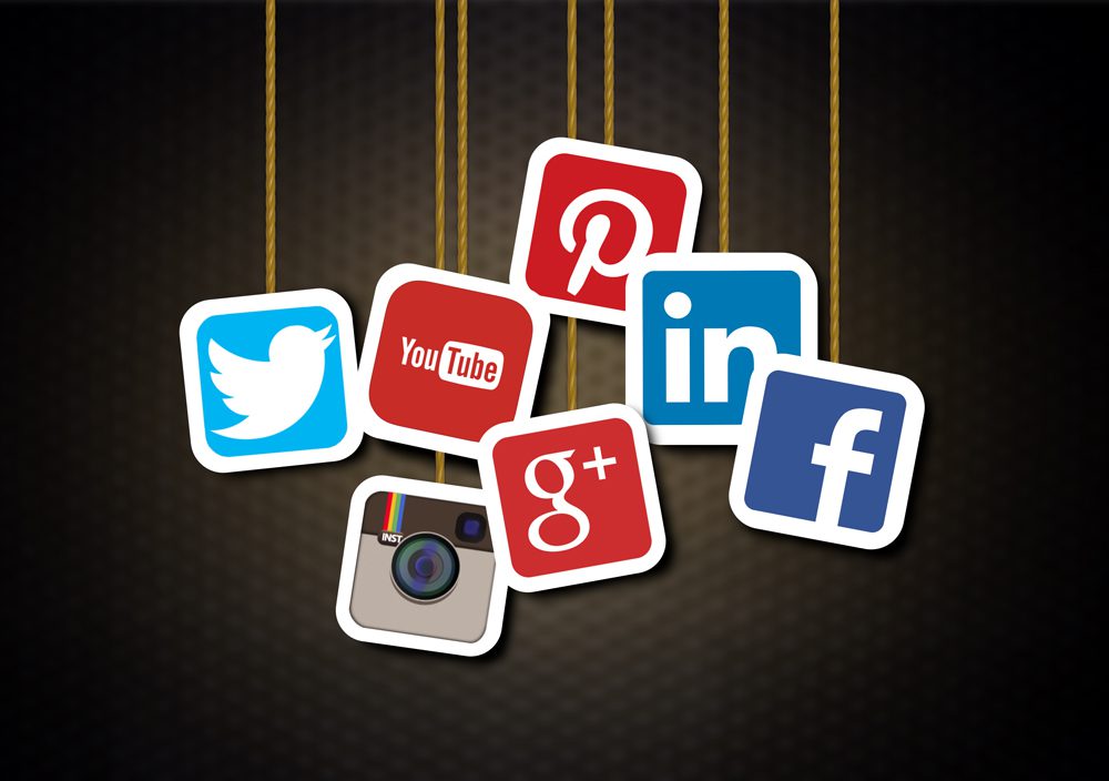 Main social media brands - Illustration