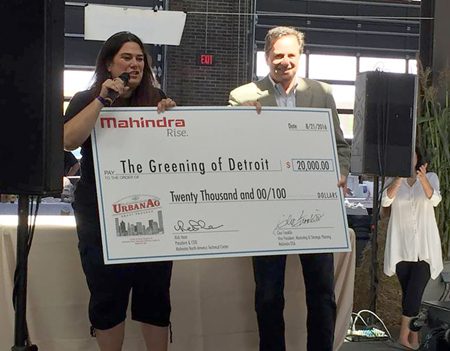 Mahindra Invests in Detroit, Urban Agriculture with Second Round of Grants