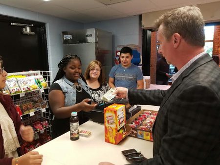 New School Store Gains Support from Grand Rapids Business Partner
