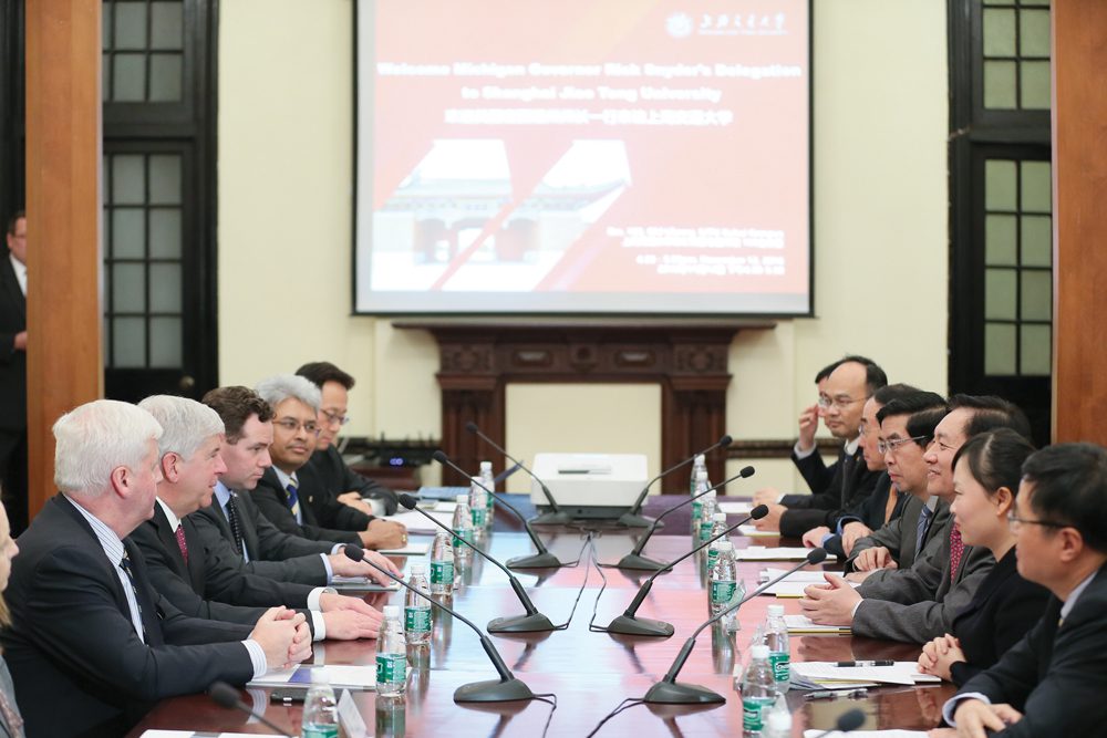 A full schedule of discussions with representatives of Michigan companies and potential investment partners from China took place on a recent visit headed by Governor Rick Snyder.