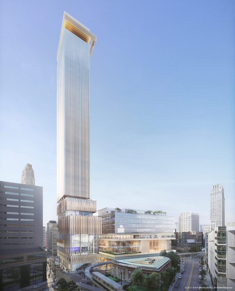 Iconic Hudson’s Department Store Site is Reborn Through Bedrock Detroit Project