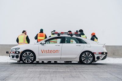 Visteon car on ACM track 4