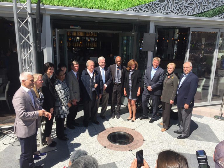 Detroit Adds New Public Art, Point of Origin Plaza In Campus Martius in Ceremonies