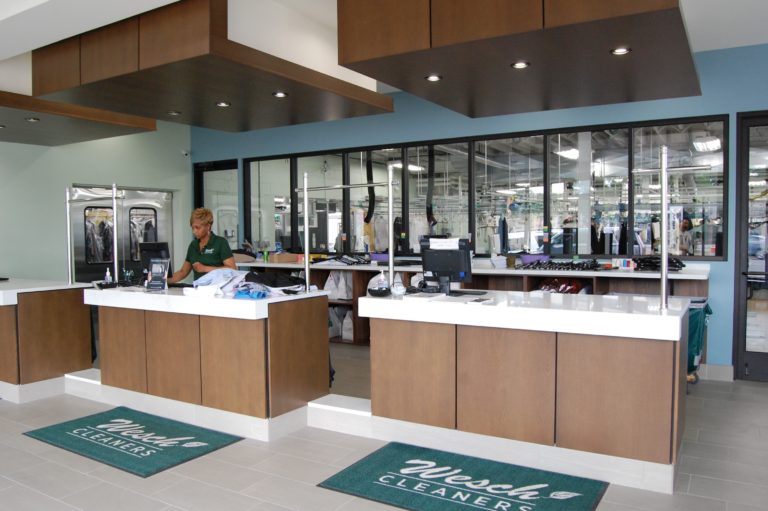 Dry cleaner remodeled with new capabilities, Starbucks