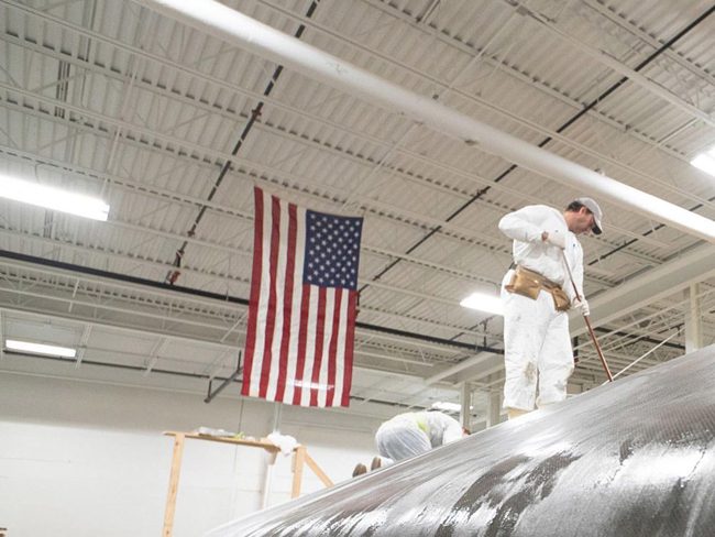 Composite Builders expands, builds America’s Cup sailboat