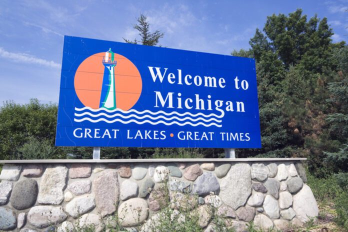 MichiganWelcomeSign