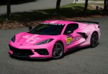 Pink Corvette Stingray Highlights “Making Strides Against Breast Cancer” Campaign