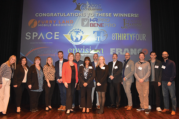 Dozens of businesses were honored at the recent Best of MichBusiness award ceremony.